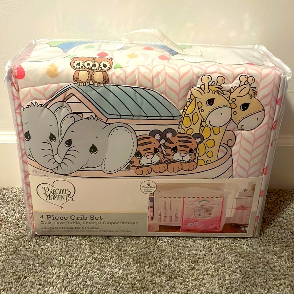 baby girl crib set brand new